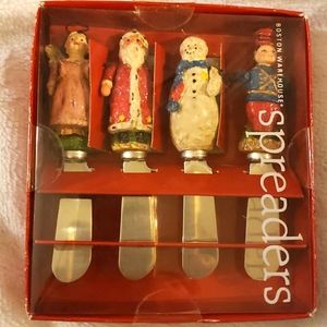 Christmas Holiday Speaders - mixed set of 4